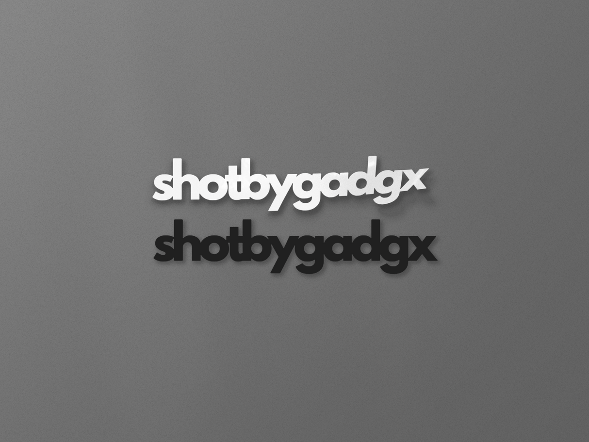 ShotByGadgx Sticker